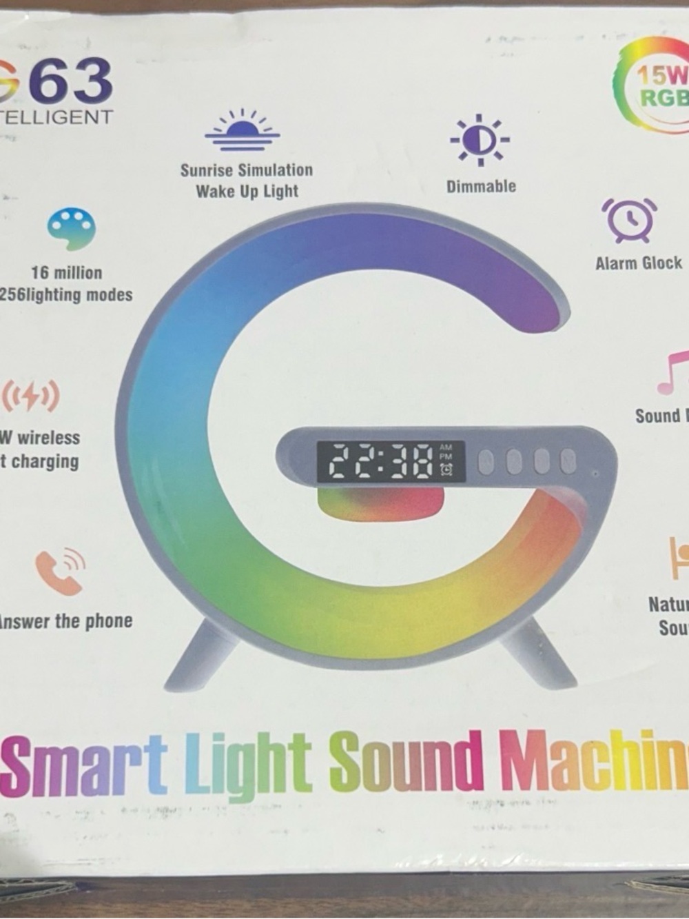 Smart Light Sound Machine - Multicolor - Picture 2 of 2